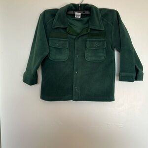 Baby Gap Toddler Boys Long Sleeve Fleece Jacket 4T button down